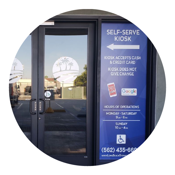 Long Beach Self Storage Installs 920 Kiosk