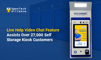 Live Help Video Chat Feature Assists Over 27,000 Self Storage Kiosk Customers