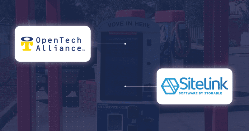 OpenTech Alliance integrates upgraded self storage kiosk software with Sitelink
