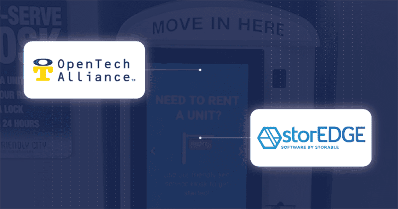 OpenTech Alliance integrates its upgraded automated self storage kiosk software with storEDGE.