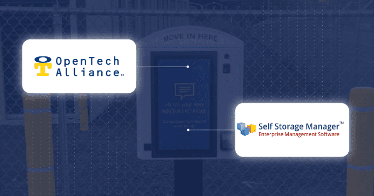 OpenTech Alliance integrates their latest self storage kiosk software release with SSM Cloud.