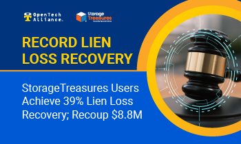Self Storage Operators See Record Lien Loss Recovery for Online Storage Auctions on StorageTreasures.com